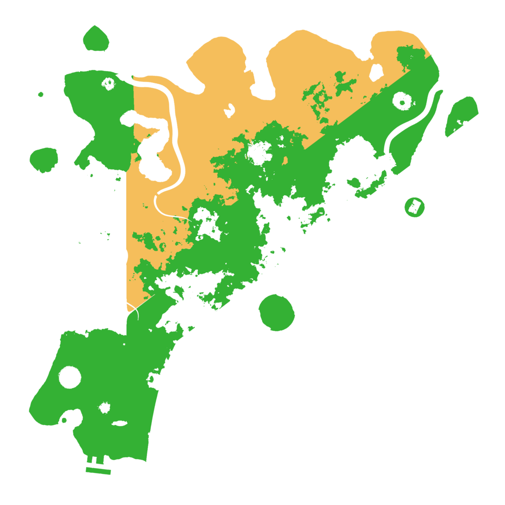 Biome Rust Map: Procedural Map, Size: 4100, Seed: 9876593
