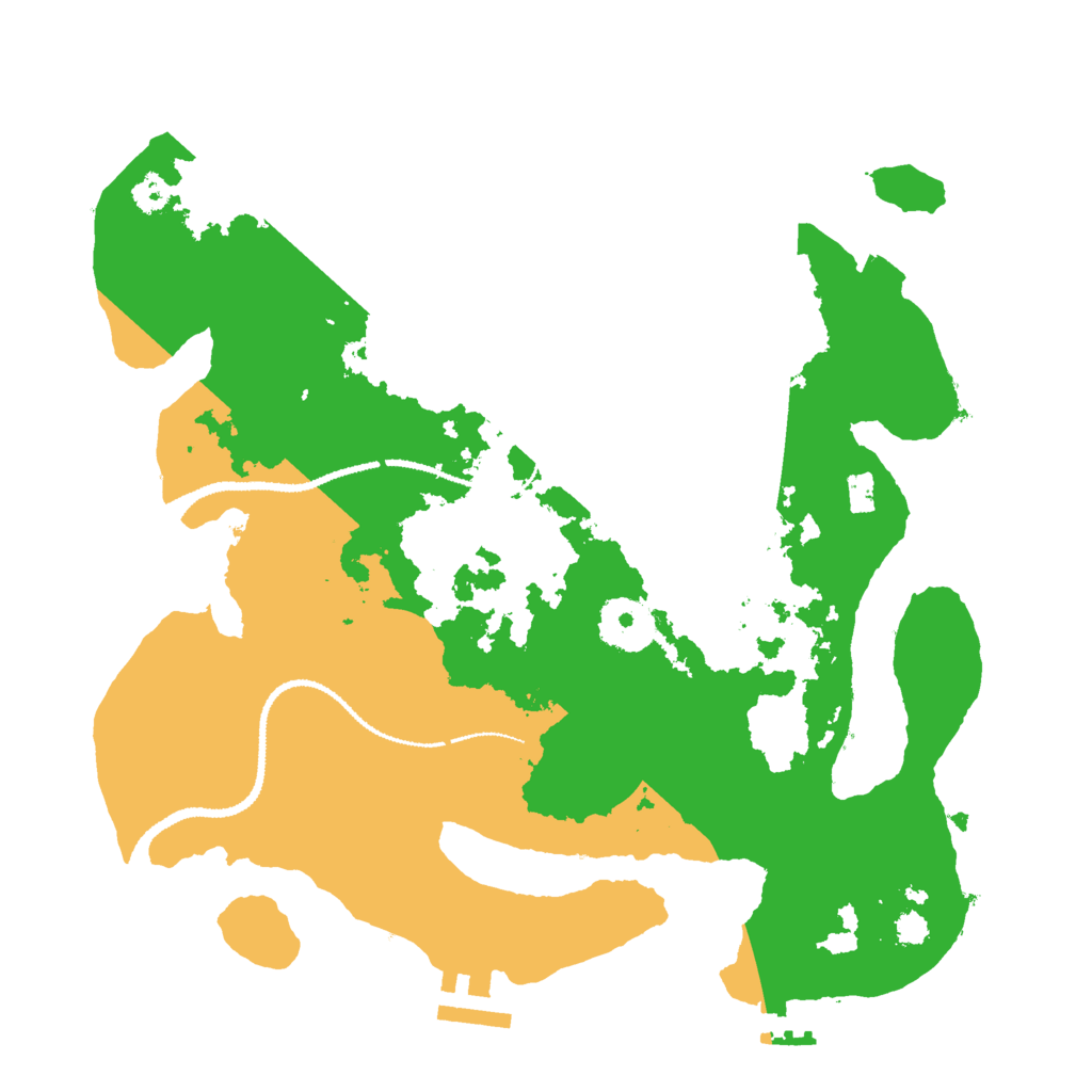 Biome Rust Map: Procedural Map, Size: 3000, Seed: 709379745