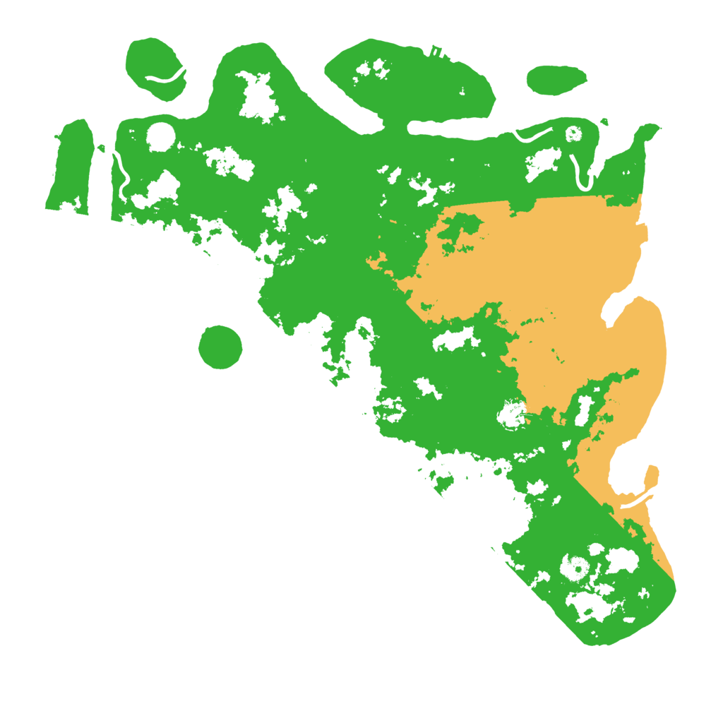 Biome Rust Map: Procedural Map, Size: 4500, Seed: 4442996
