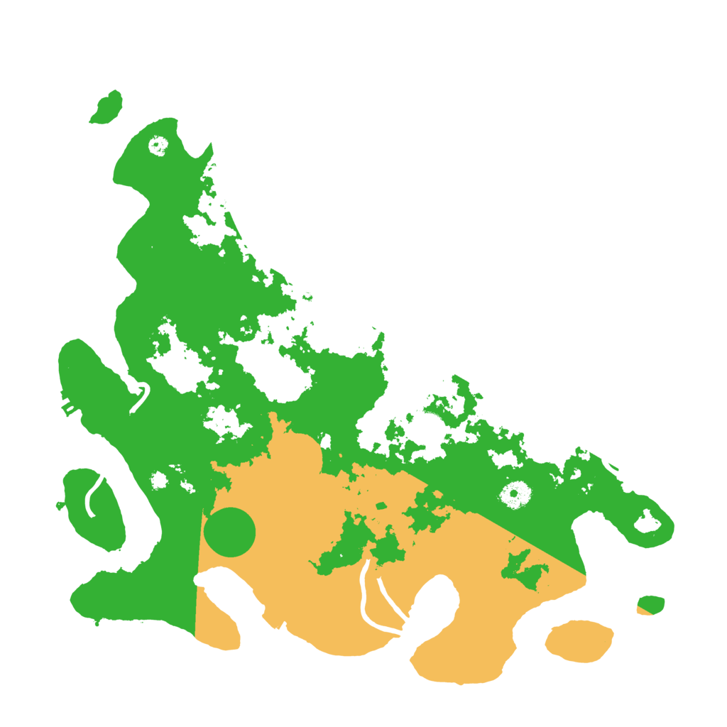 Biome Rust Map: Procedural Map, Size: 3850, Seed: 68805554