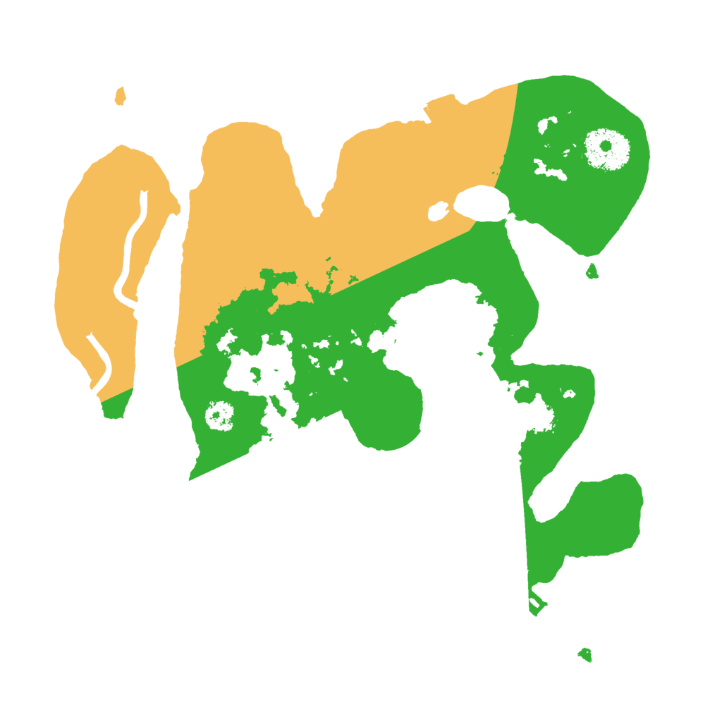 Biome Rust Map: Procedural Map, Size: 2500, Seed: 1449668728