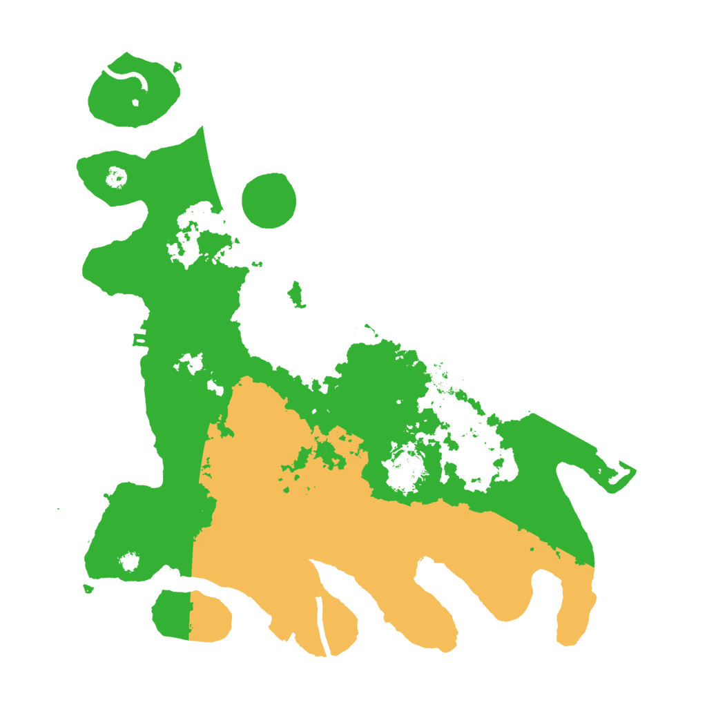 Biome Rust Map: Procedural Map, Size: 3450, Seed: 78378154