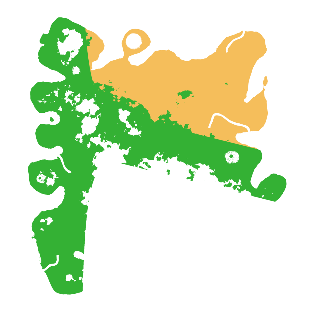Biome Rust Map: Procedural Map, Size: 3500, Seed: 78753530