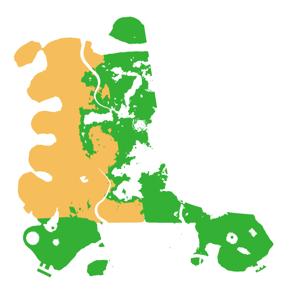 Biome Rust Map: Procedural Map, Size: 4000, Seed: 605