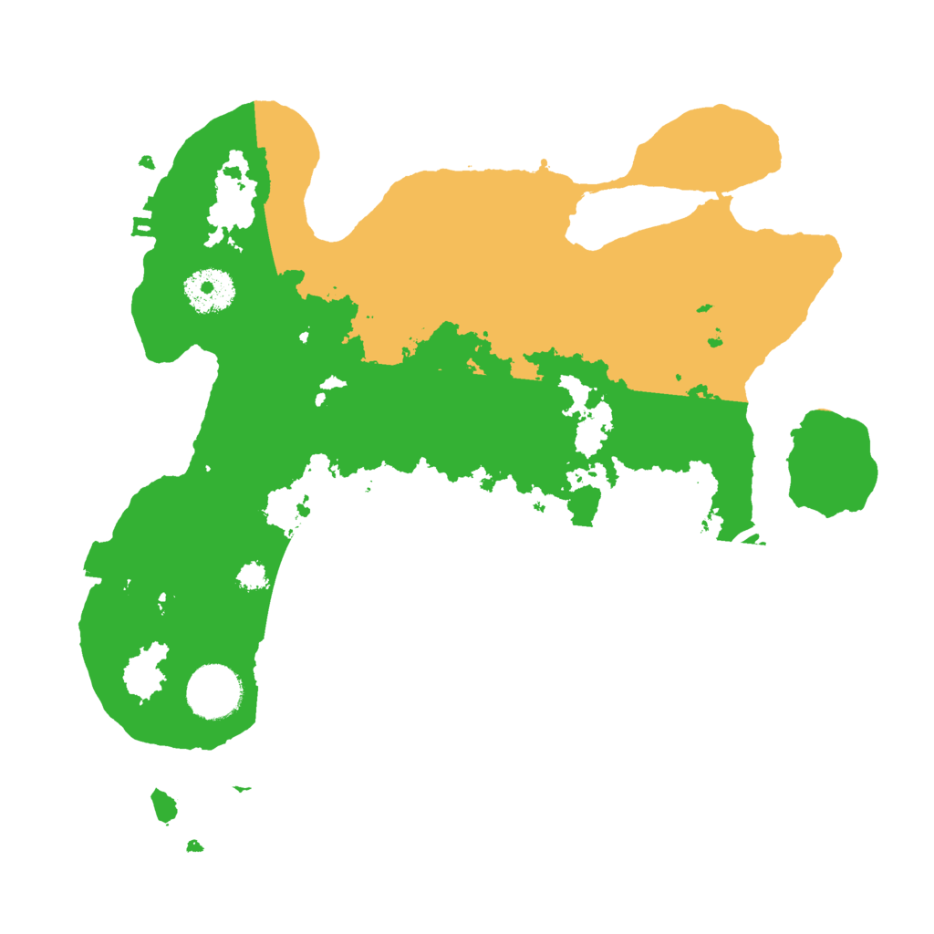Biome Rust Map: Procedural Map, Size: 3000, Seed: 1234567899