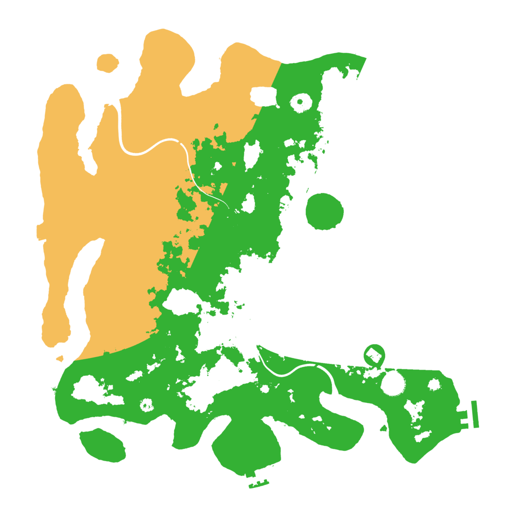 Biome Rust Map: Procedural Map, Size: 3750, Seed: 517246670