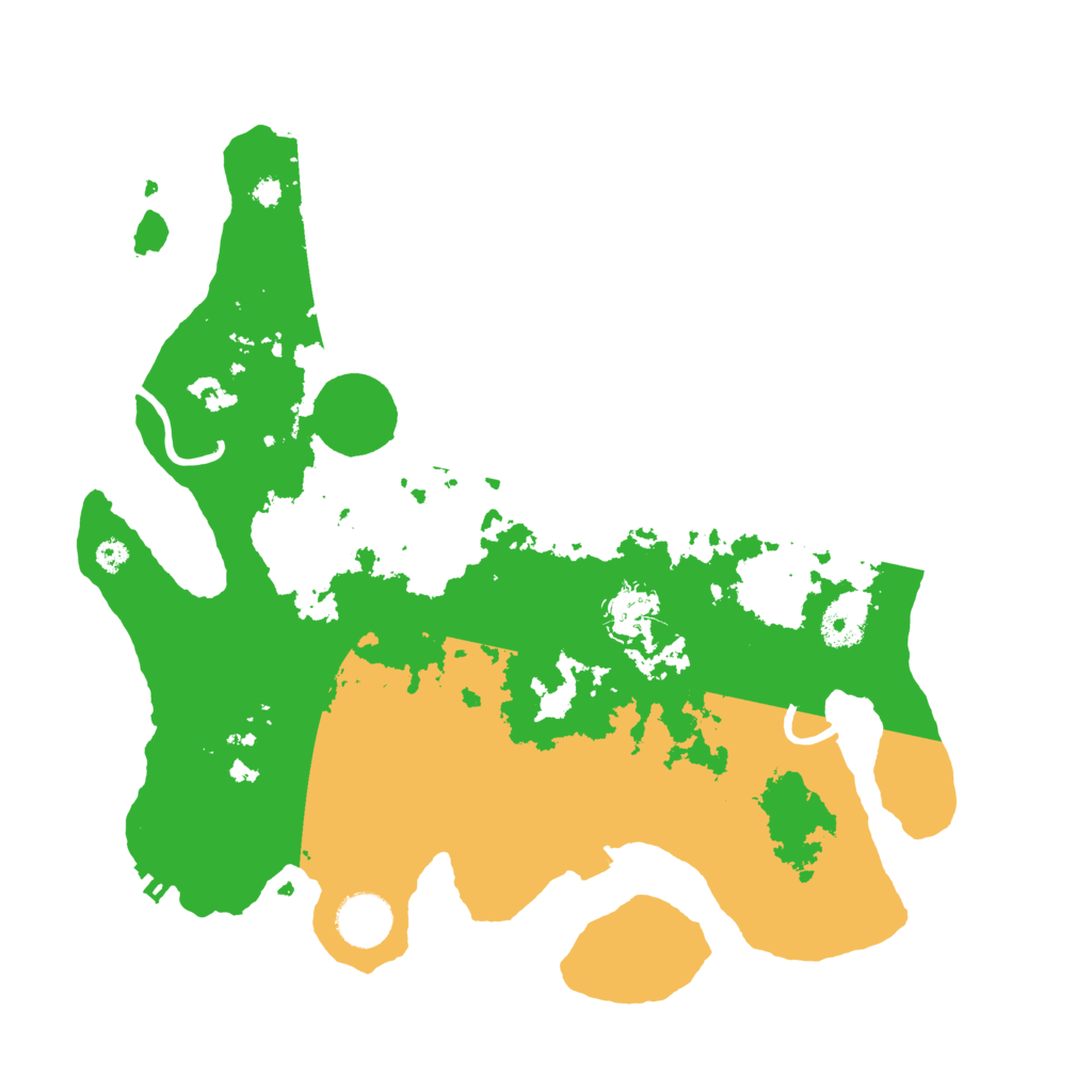 Biome Rust Map: Procedural Map, Size: 3500, Seed: 1414147059