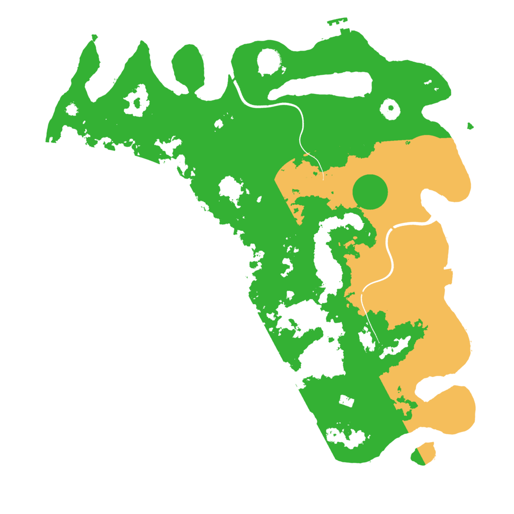 Biome Rust Map: Procedural Map, Size: 3850, Seed: 45568303