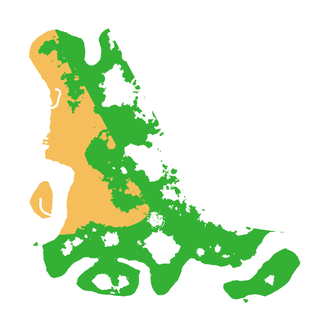 Biome Rust Map: Procedural Map, Size: 3600, Seed: 645967232