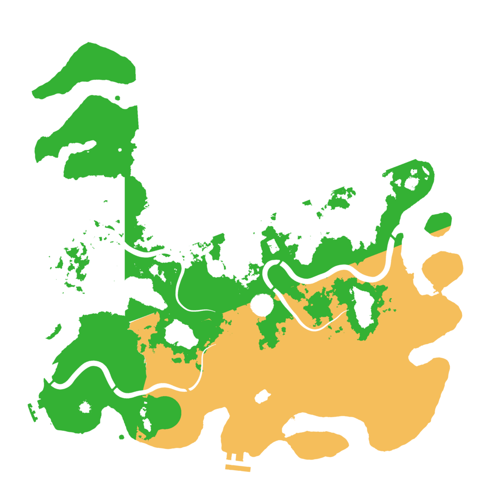 Biome Rust Map: Procedural Map, Size: 4000, Seed: 195959