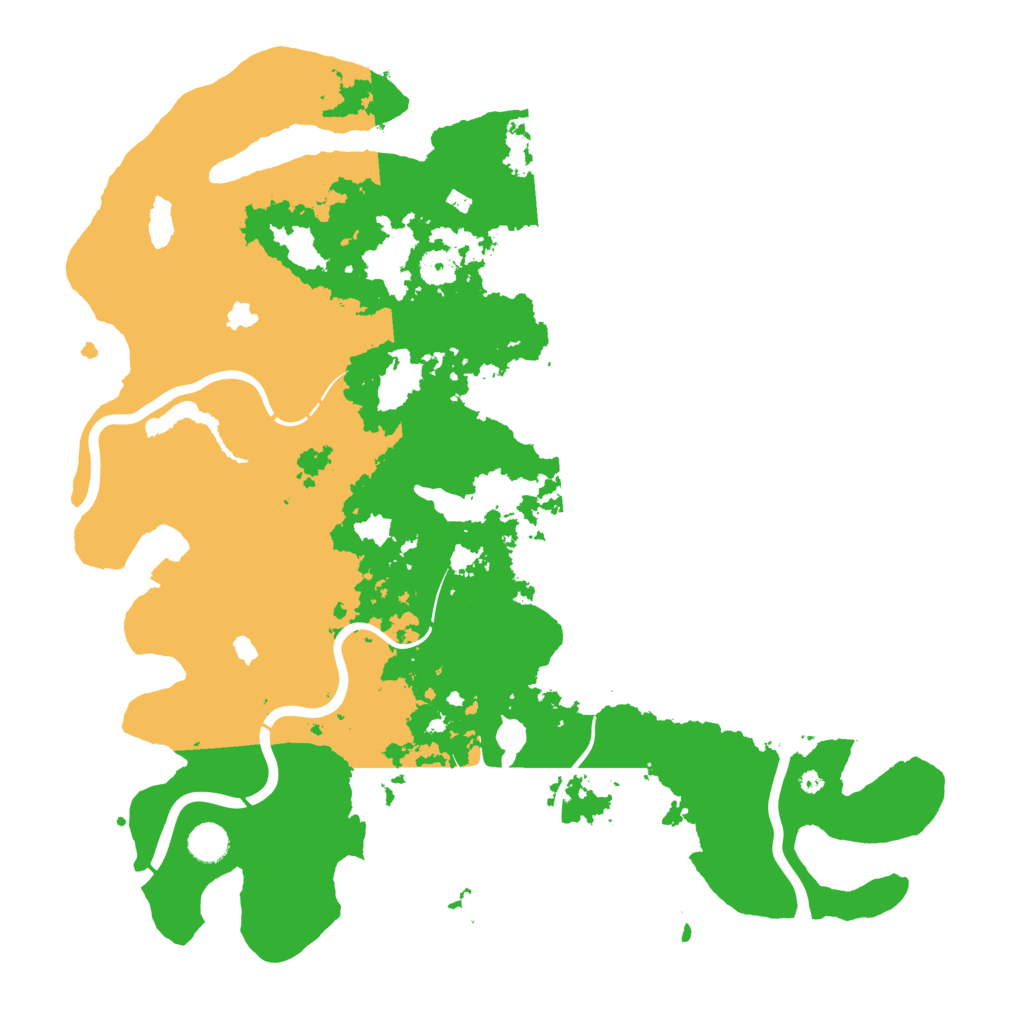 Biome Rust Map: Procedural Map, Size: 4500, Seed: 212451