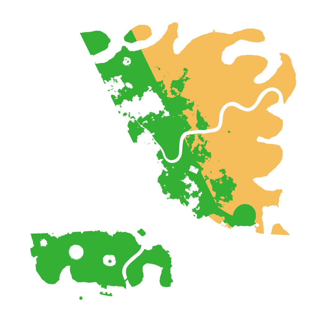 Biome Rust Map: Procedural Map, Size: 3850, Seed: 56536549