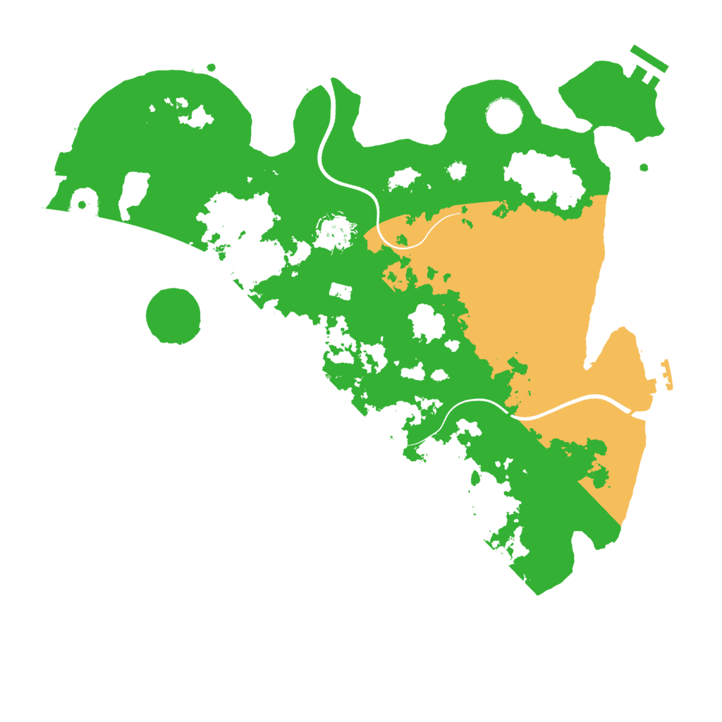 Biome Rust Map: Procedural Map, Size: 3550, Seed: 14494092