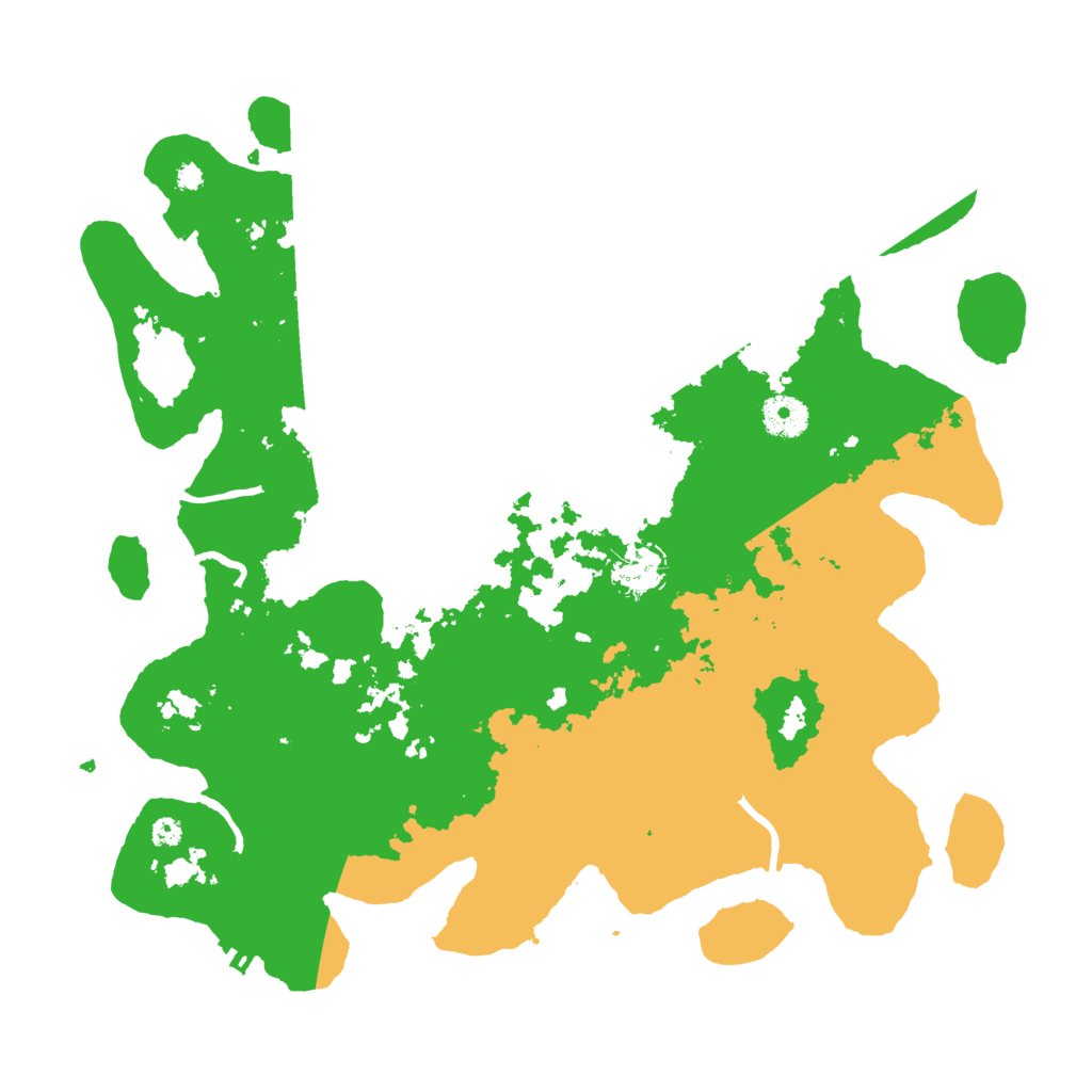 Biome Rust Map: Procedural Map, Size: 3700, Seed: 71698886
