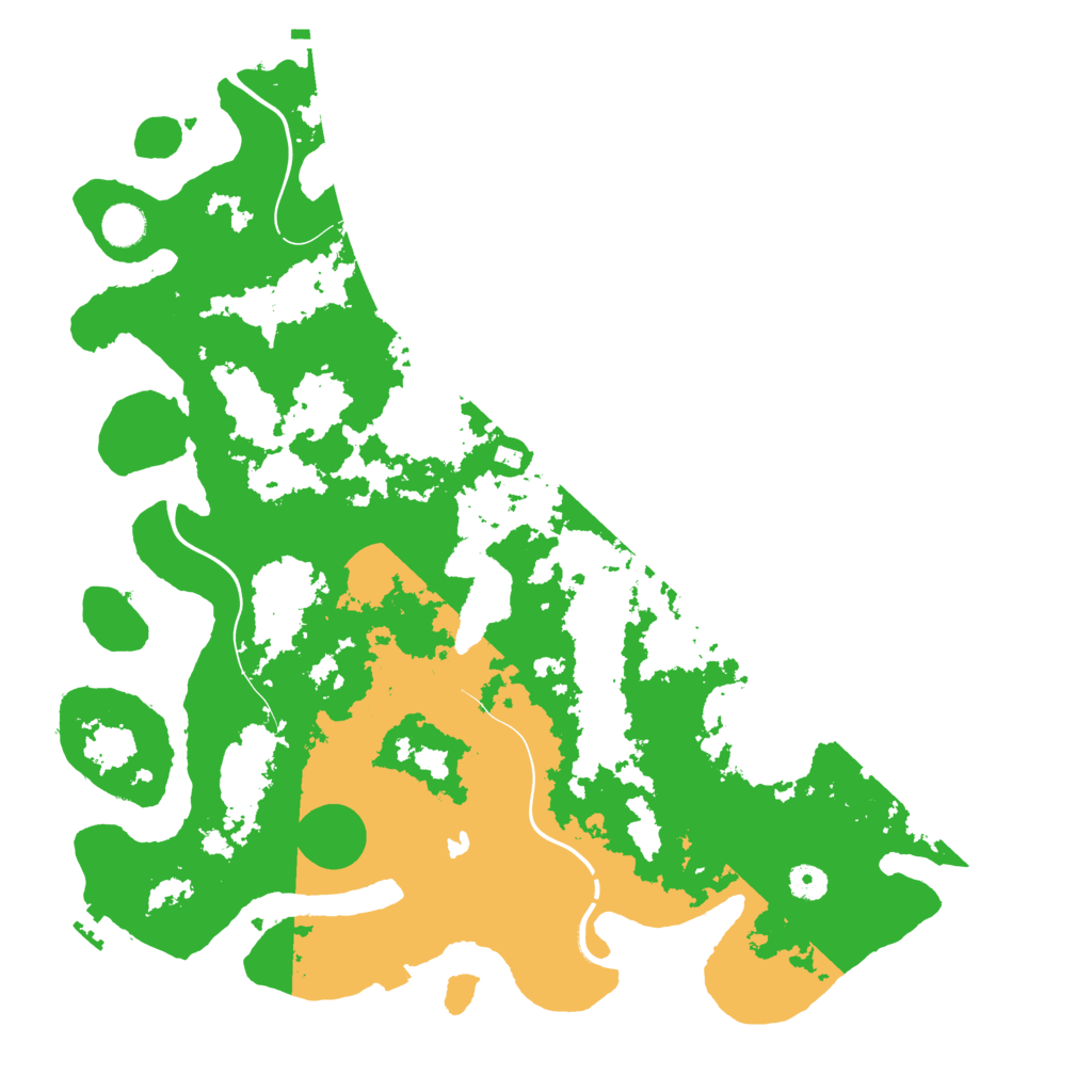 Biome Rust Map: Procedural Map, Size: 4400, Seed: 29181854