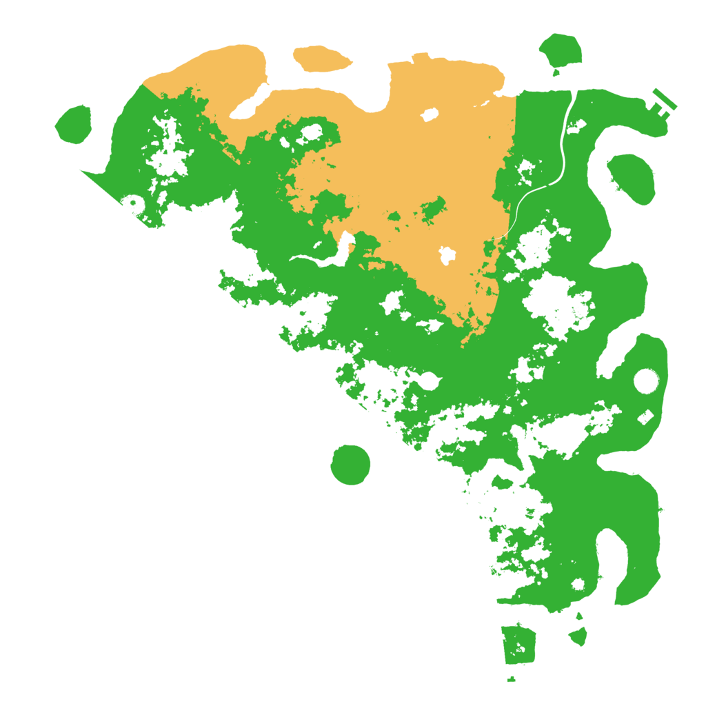Biome Rust Map: Procedural Map, Size: 5000, Seed: 22808487