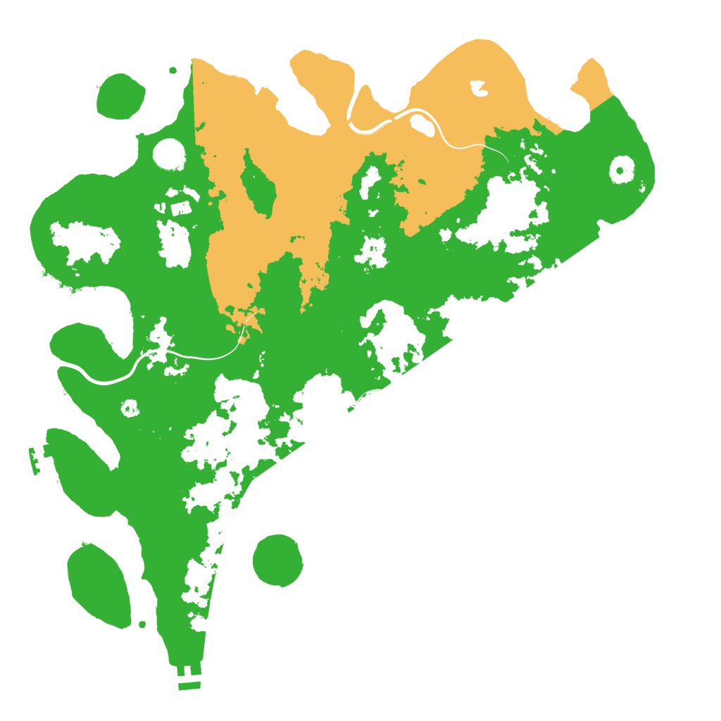 Biome Rust Map: Procedural Map, Size: 4000, Seed: 49393059