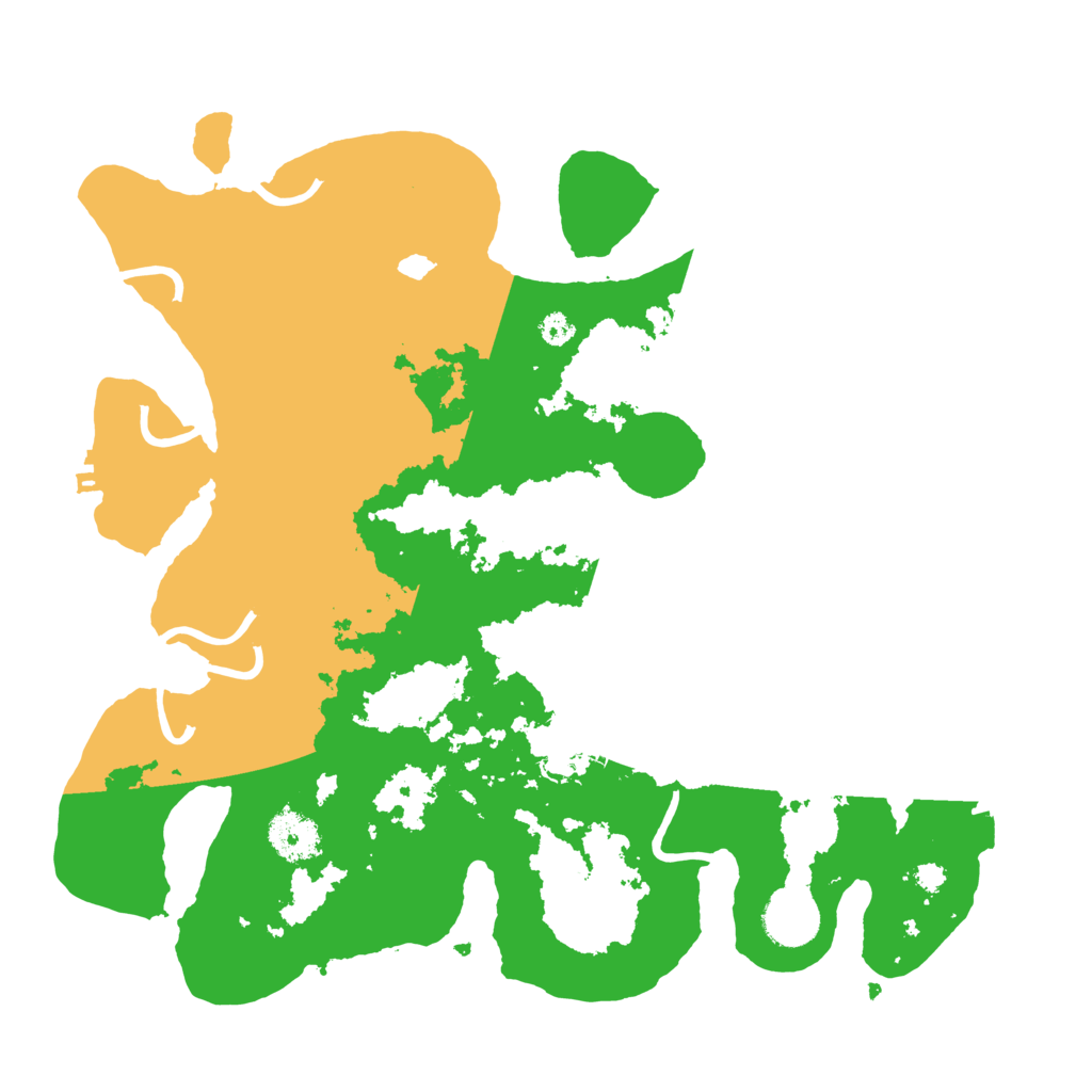 Biome Rust Map: Procedural Map, Size: 3400, Seed: 35167692
