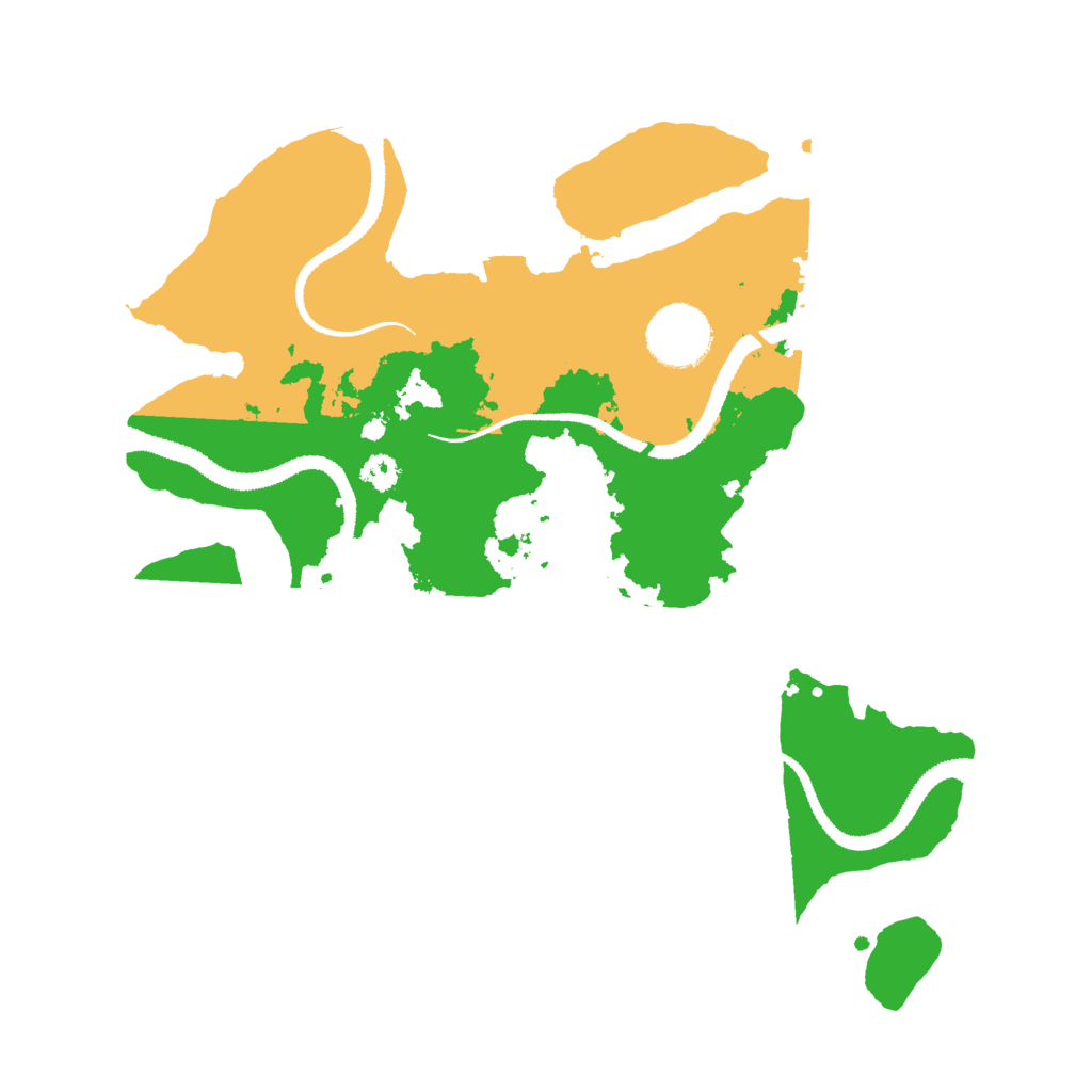 Biome Rust Map: Procedural Map, Size: 3000, Seed: 5263047