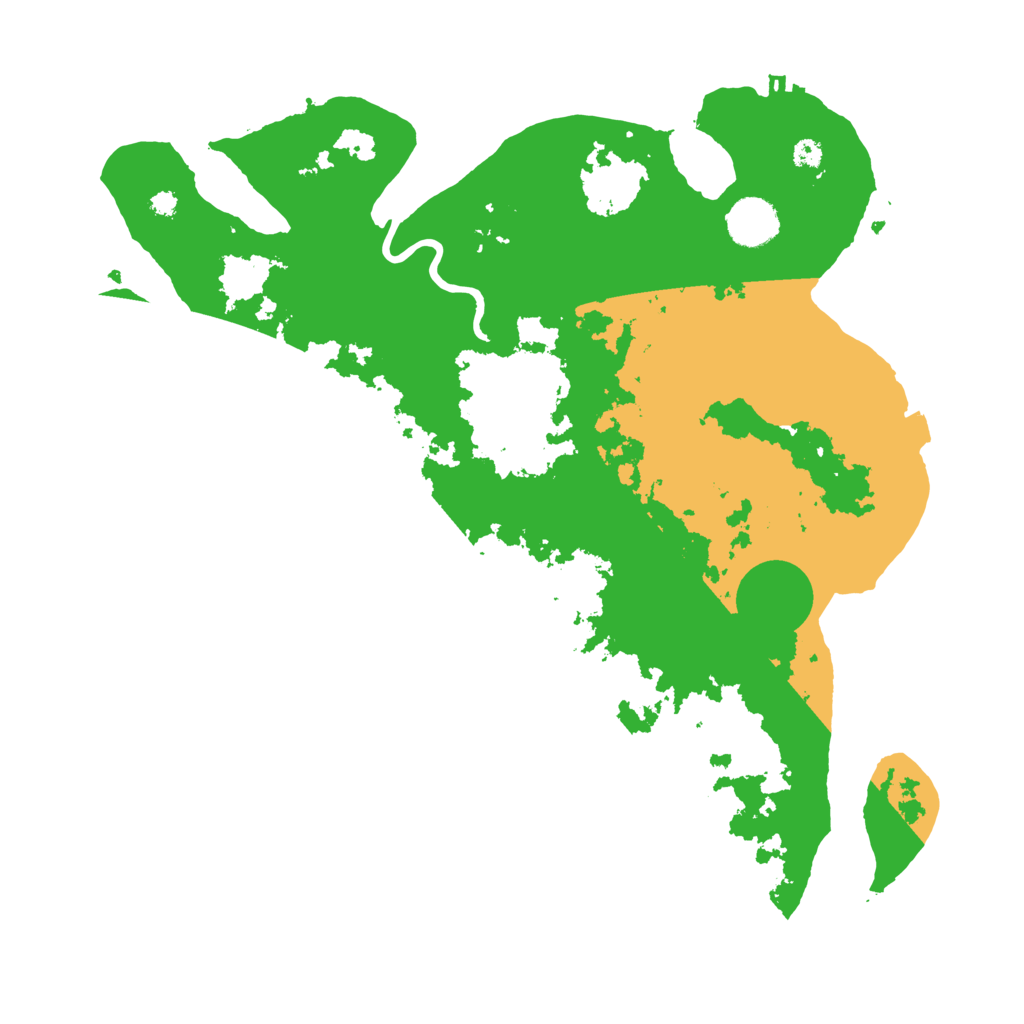 Biome Rust Map: Procedural Map, Size: 3650, Seed: 26061849