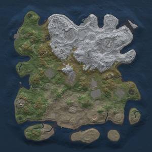 Thumbnail Rust Map: Procedural Map, Size: 3850, Seed: 48483835, 18 Monuments