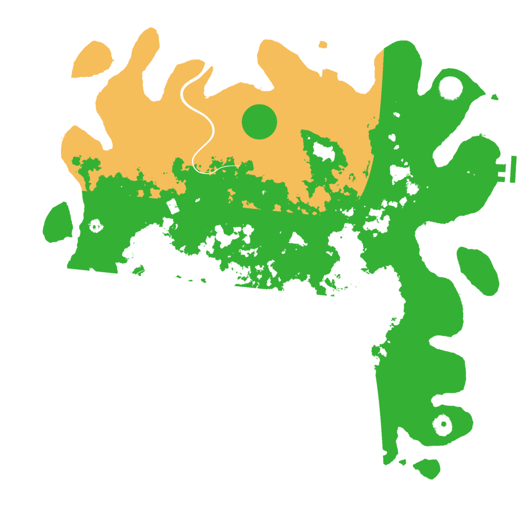 Biome Rust Map: Procedural Map, Size: 3950, Seed: 14929192