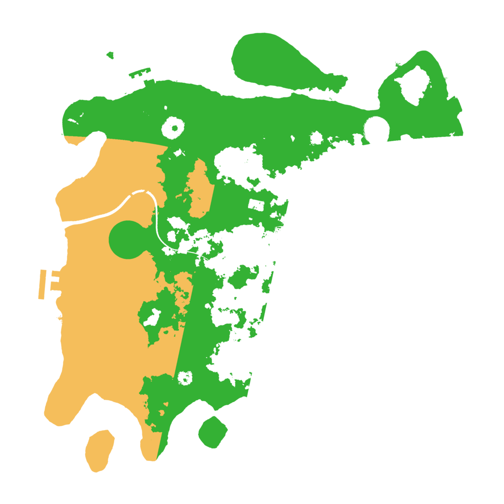 Biome Rust Map: Procedural Map, Size: 3450, Seed: 41550889