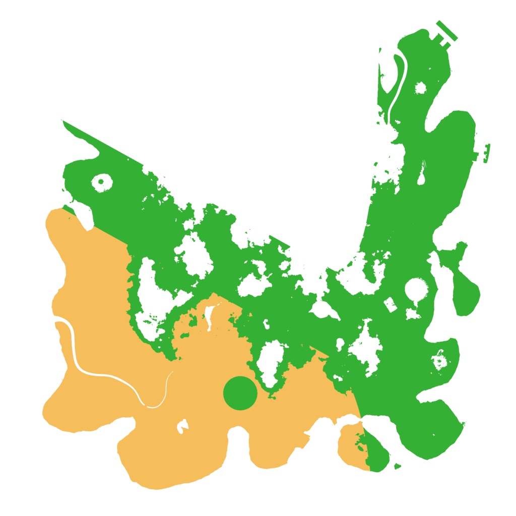 Biome Rust Map: Procedural Map, Size: 4000, Seed: 1276290668