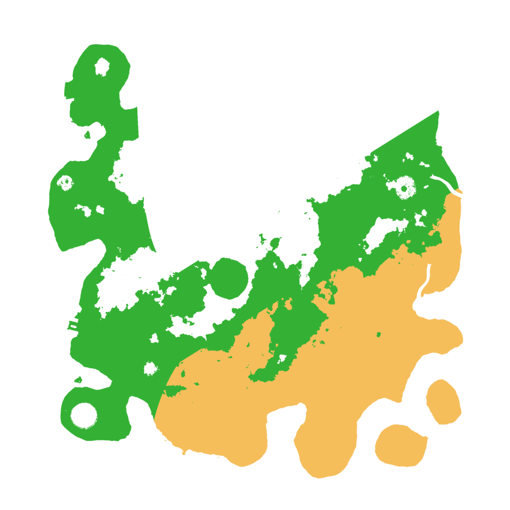 Biome Rust Map: Procedural Map, Size: 3500, Seed: 69696932