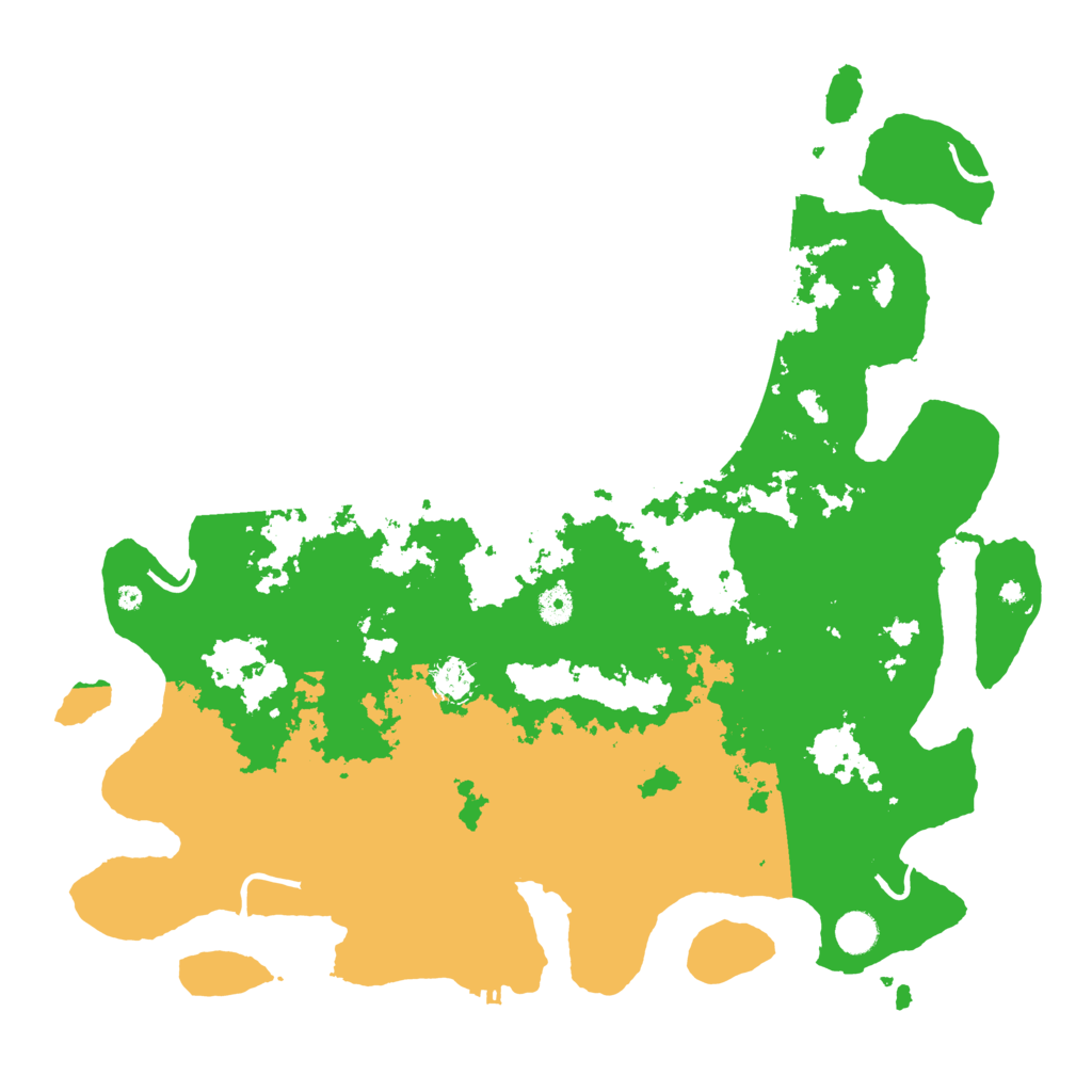 Biome Rust Map: Procedural Map, Size: 4500, Seed: 144536013