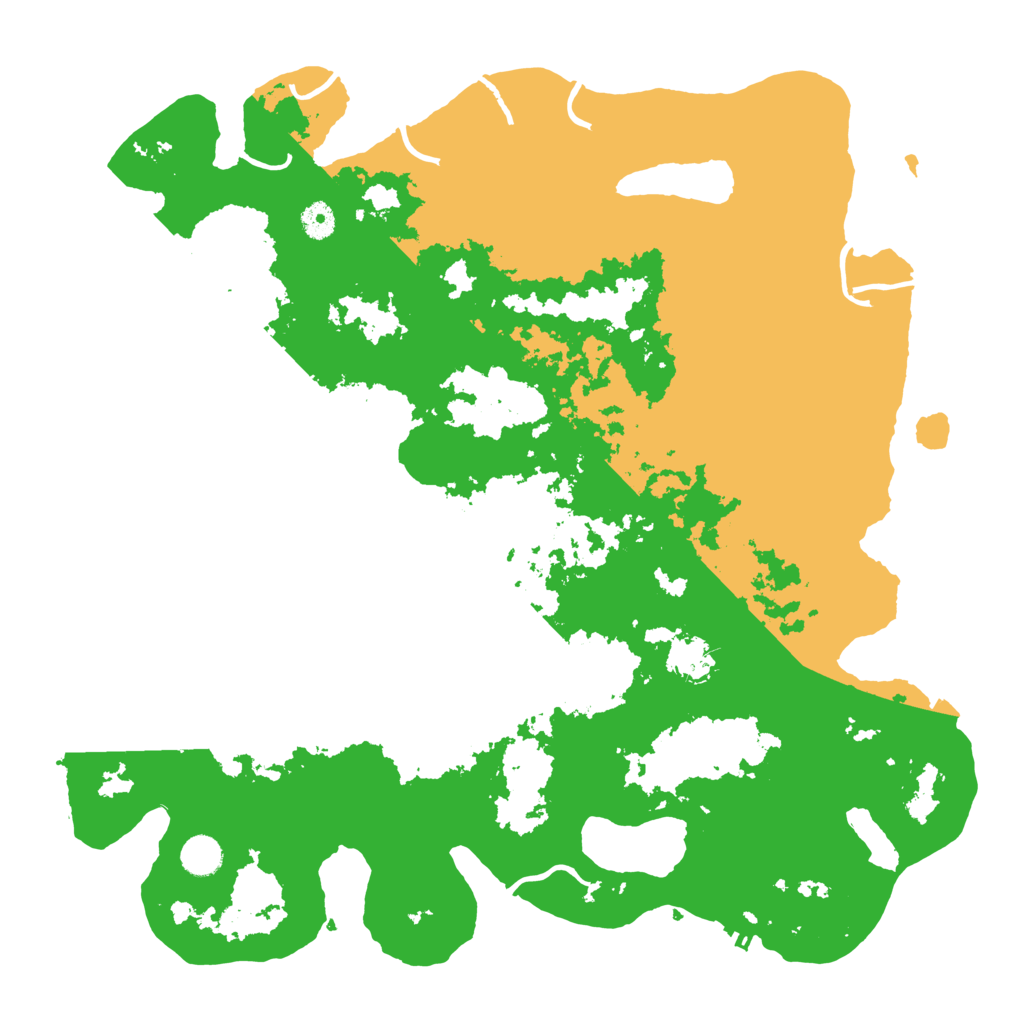 Biome Rust Map: Procedural Map, Size: 4400, Seed: 270380