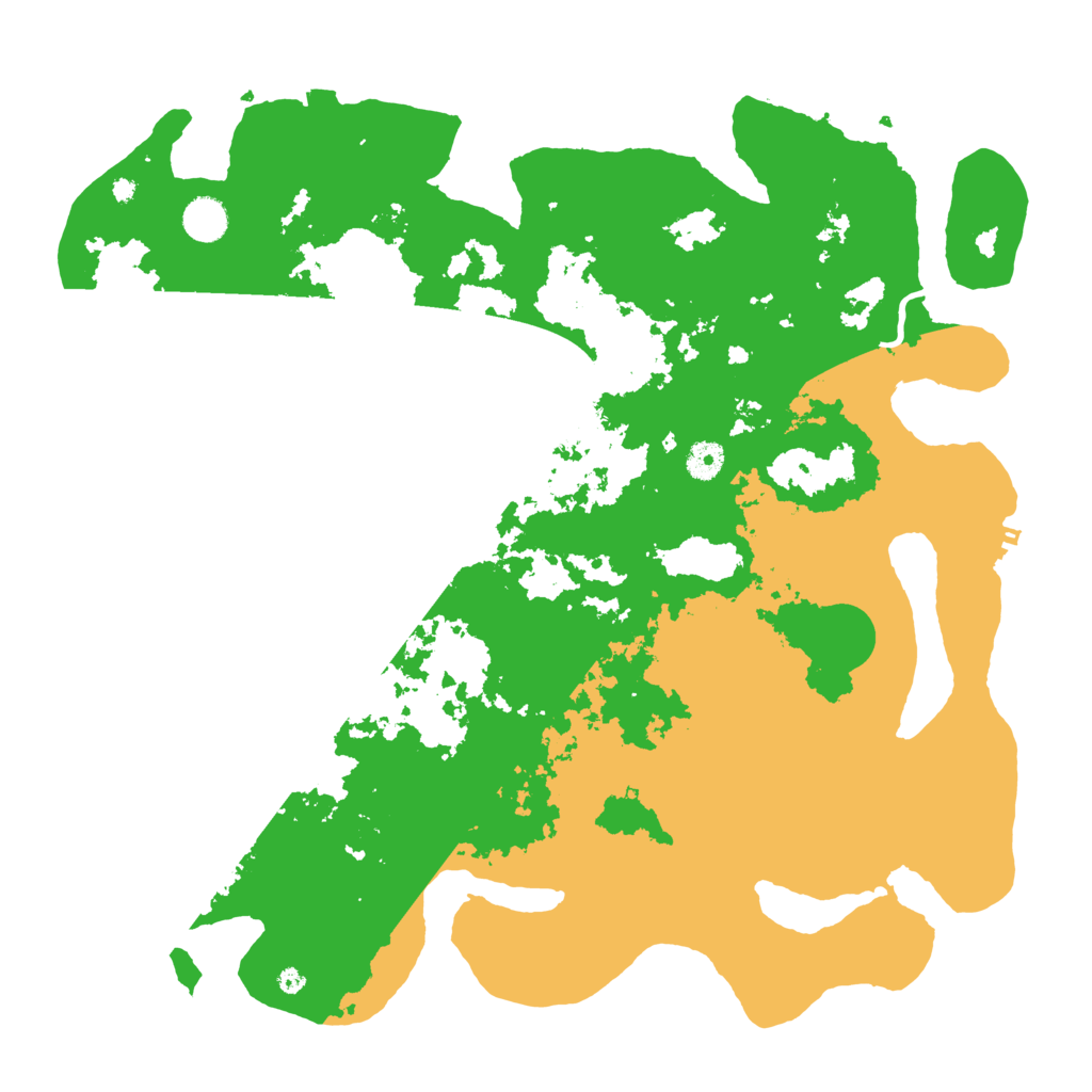 Biome Rust Map: Procedural Map, Size: 4300, Seed: 46632227