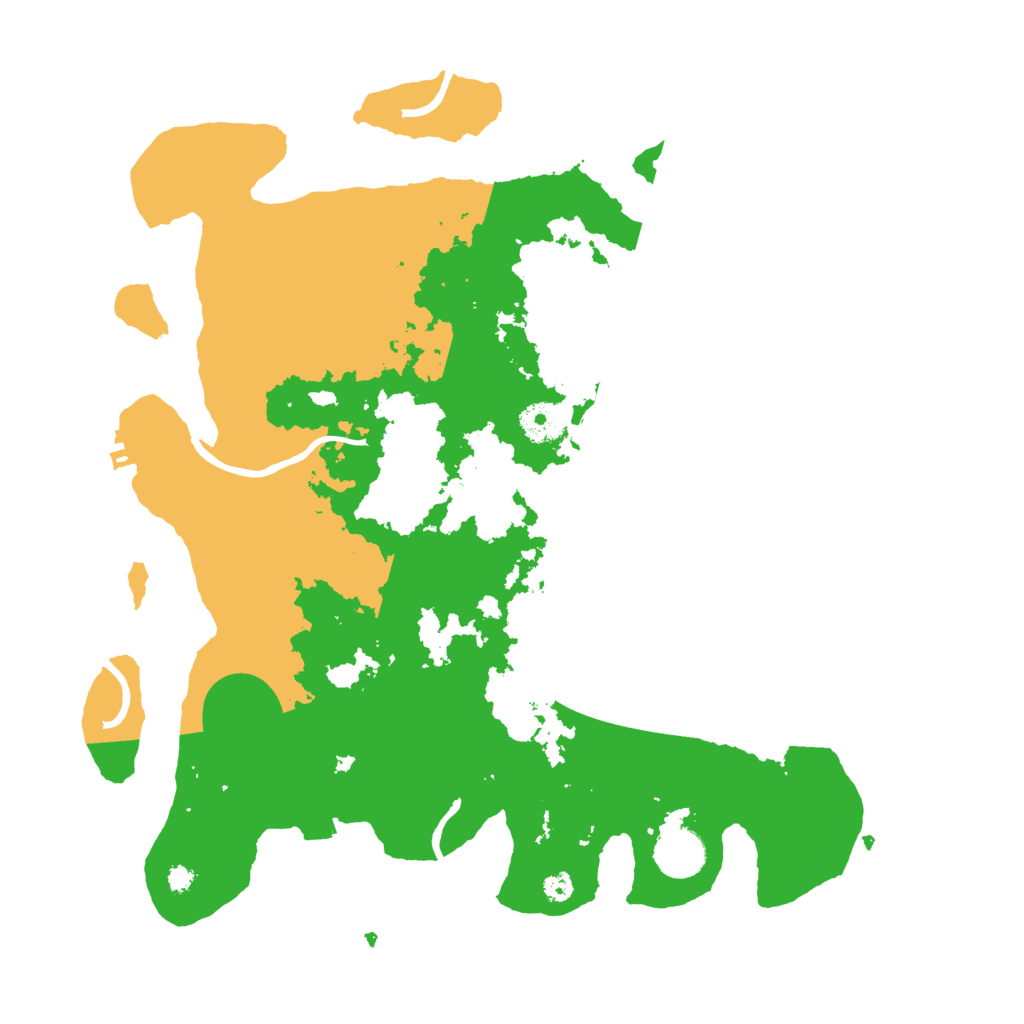 Biome Rust Map: Procedural Map, Size: 3600, Seed: 20710