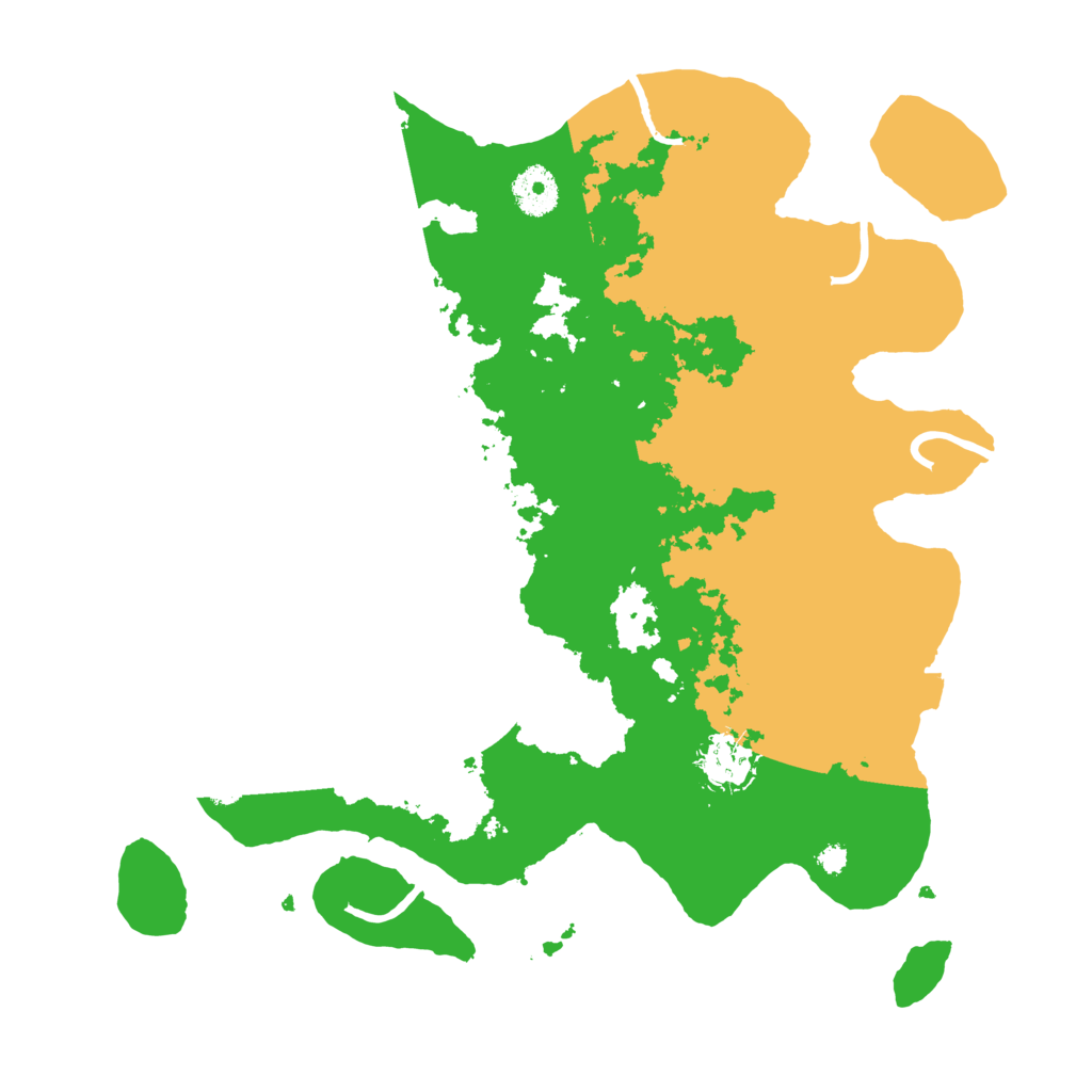 Biome Rust Map: Procedural Map, Size: 3500, Seed: 1057479695