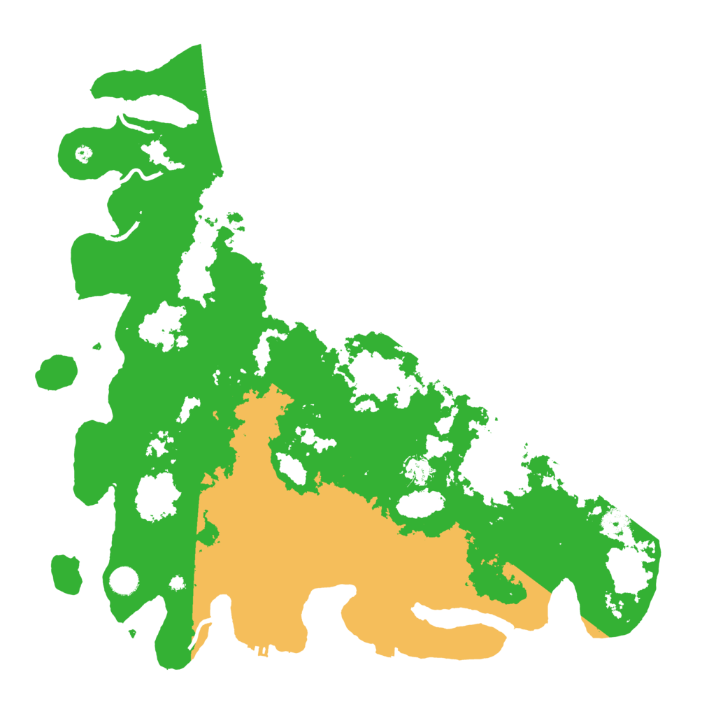 Biome Rust Map: Procedural Map, Size: 4400, Seed: 45148470