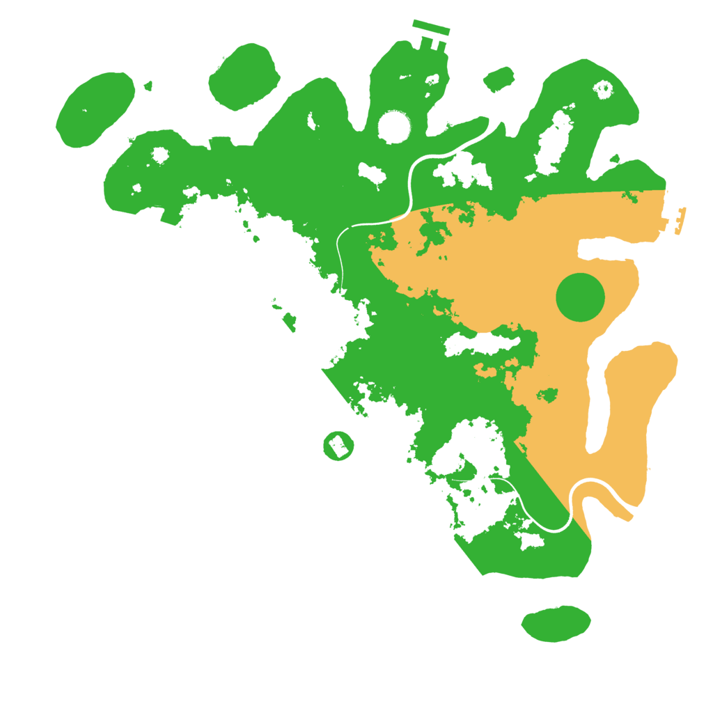 Biome Rust Map: Procedural Map, Size: 3850, Seed: 17747988