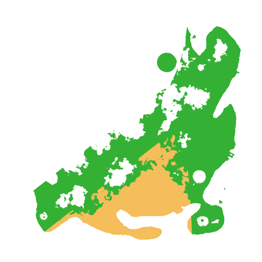 Biome Rust Map: Procedural Map, Size: 3600, Seed: 10710