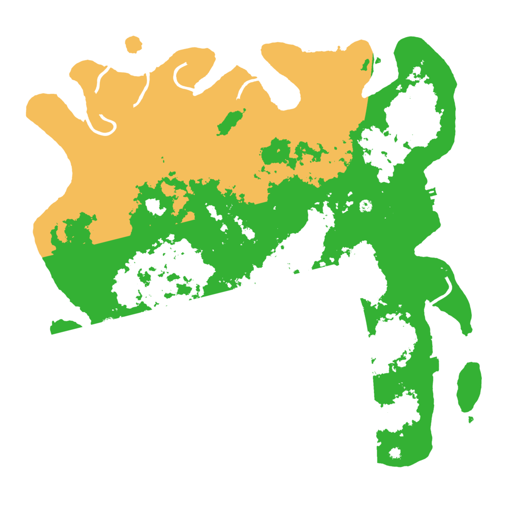 Biome Rust Map: Procedural Map, Size: 4100, Seed: 28235583