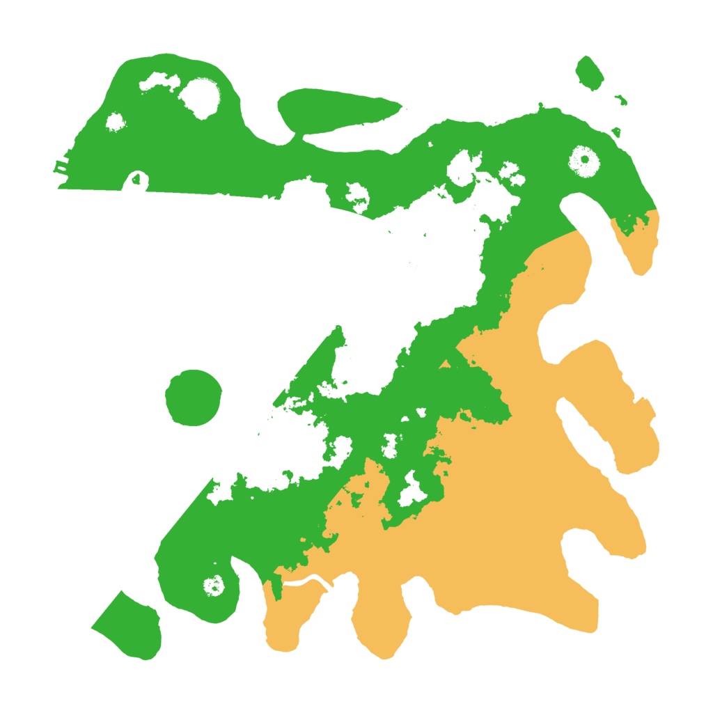 Biome Rust Map: Procedural Map, Size: 3550, Seed: 59584196