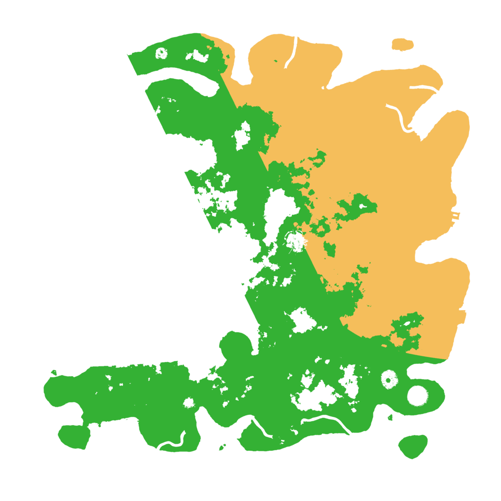 Biome Rust Map: Procedural Map, Size: 4300, Seed: 61590861