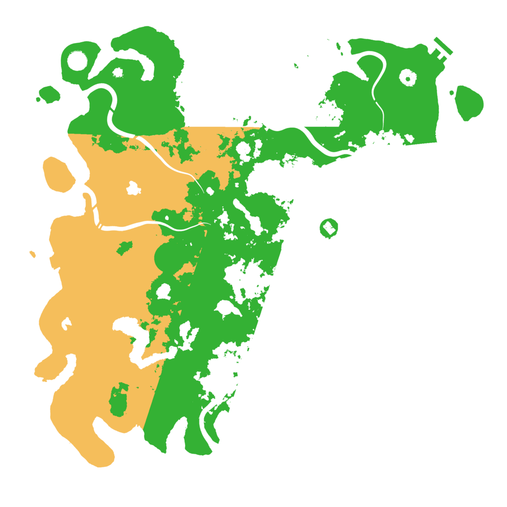 Biome Rust Map: Procedural Map, Size: 4500, Seed: 473827789