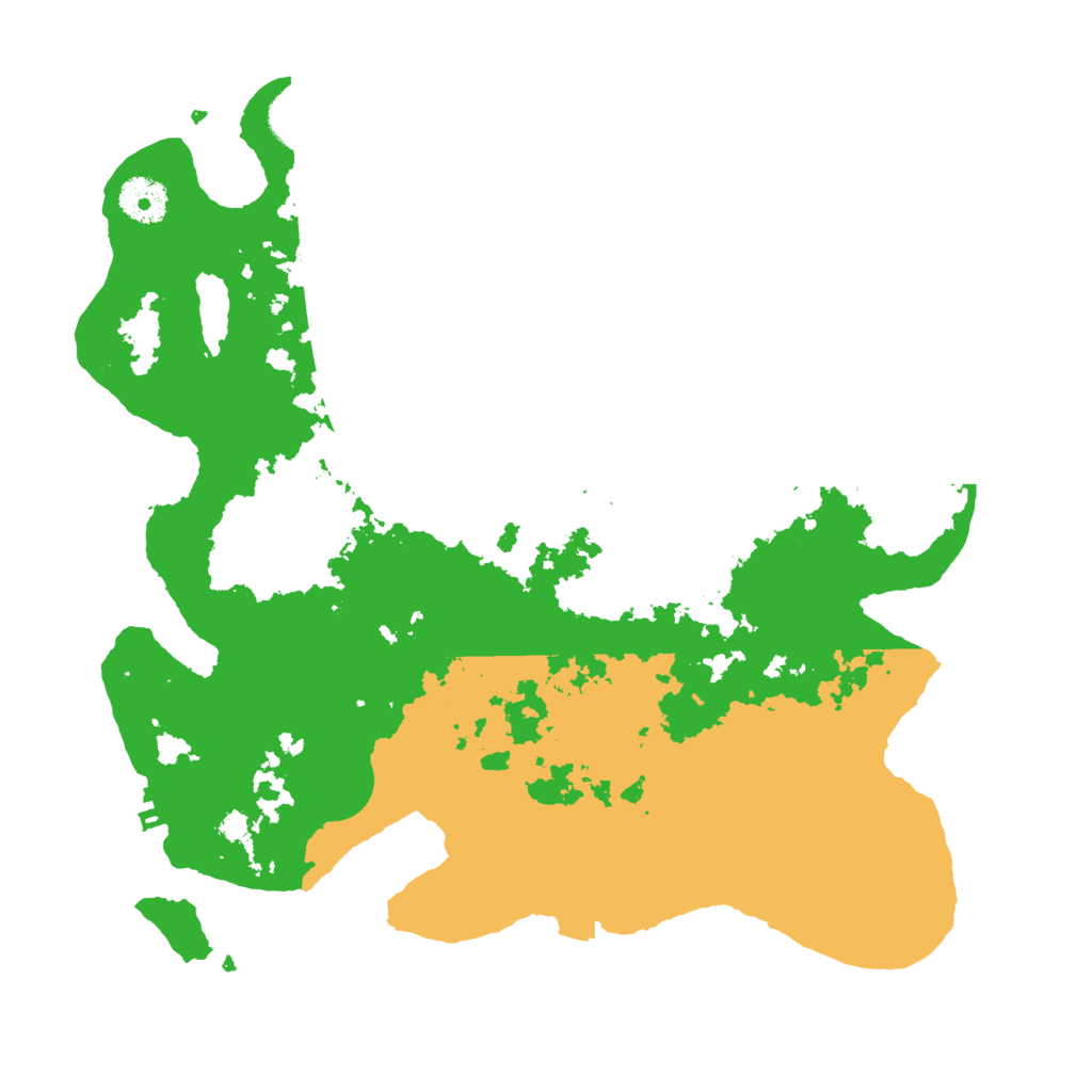 Biome Rust Map: Procedural Map, Size: 3500, Seed: 1820747359