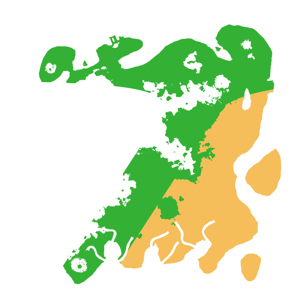 Biome Rust Map: Procedural Map, Size: 3000, Seed: 18997