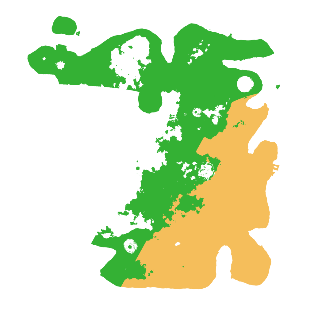 Biome Rust Map: Procedural Map, Size: 3500, Seed: 1767056892