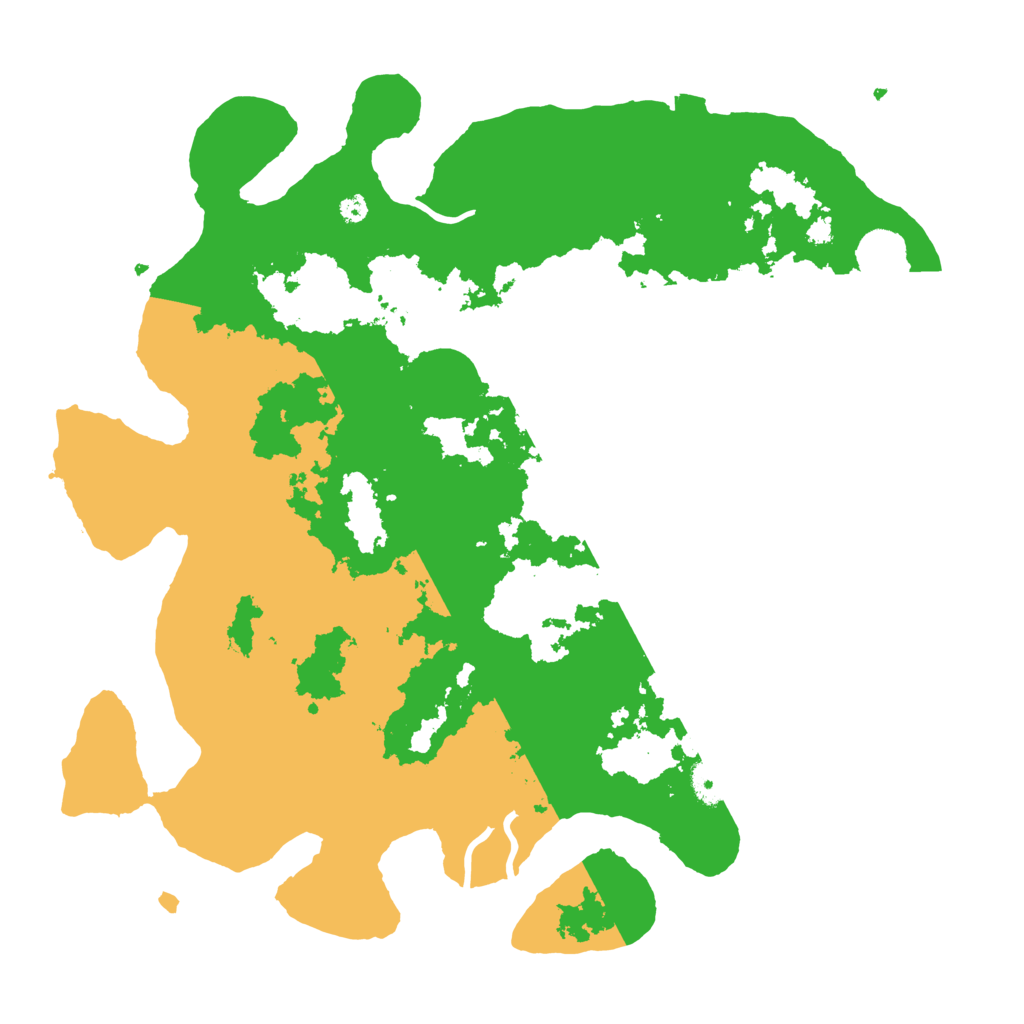 Biome Rust Map: Procedural Map, Size: 3850, Seed: 33416942