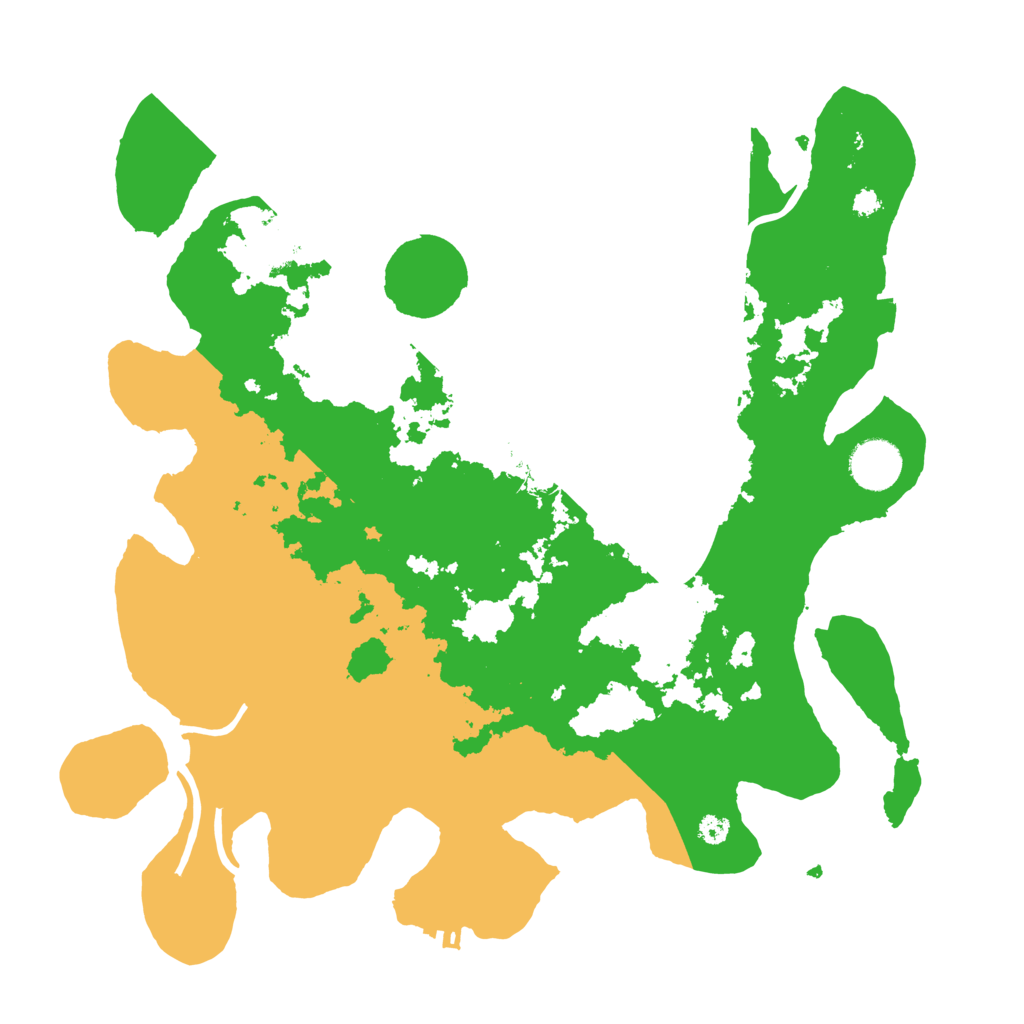 Biome Rust Map: Procedural Map, Size: 3500, Seed: 2001249946