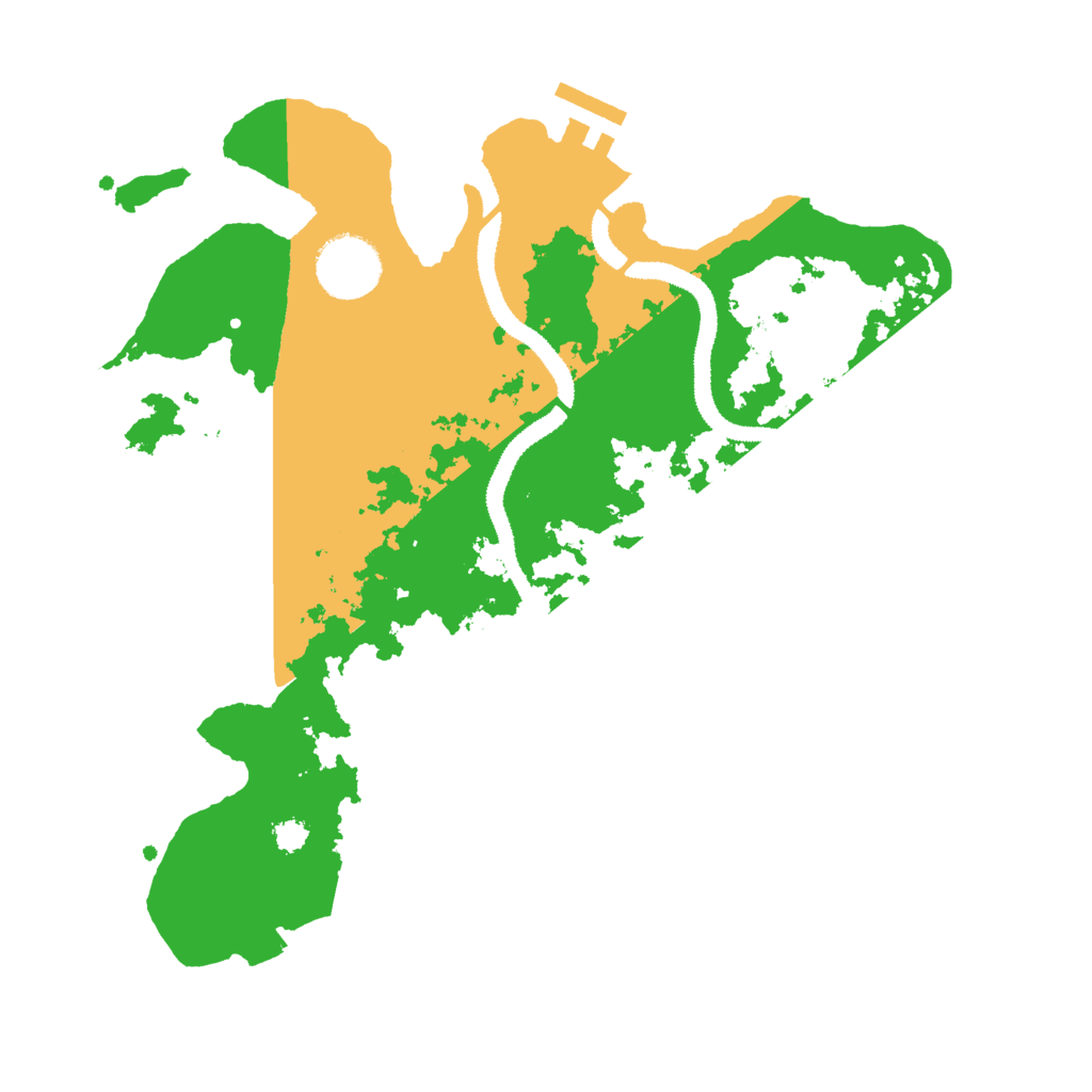 Biome Rust Map: Procedural Map, Size: 3000, Seed: 760295060
