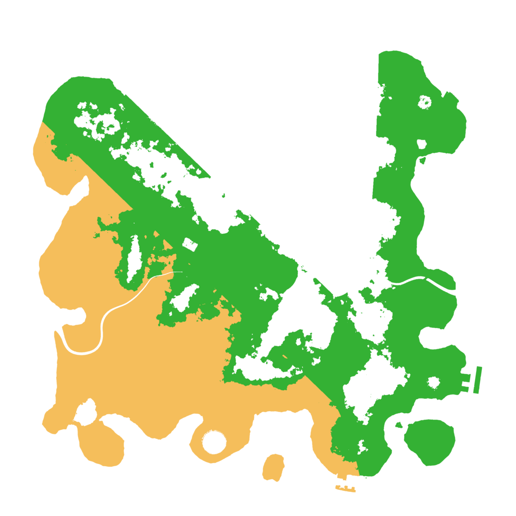 Biome Rust Map: Procedural Map, Size: 3850, Seed: 78497967