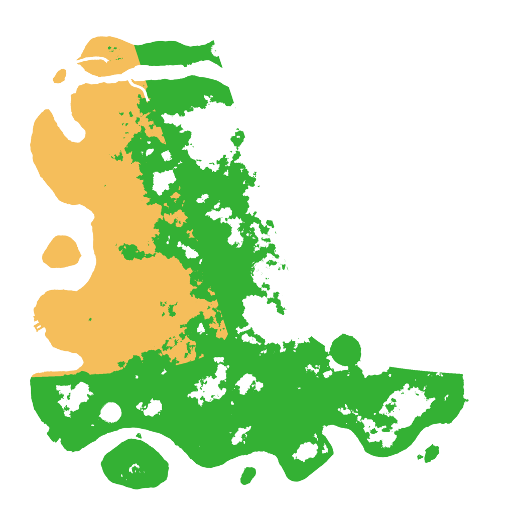 Biome Rust Map: Procedural Map, Size: 4500, Seed: 5858585