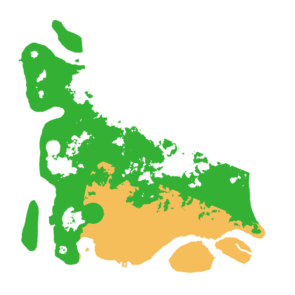 Biome Rust Map: Procedural Map, Size: 3700, Seed: 99015874